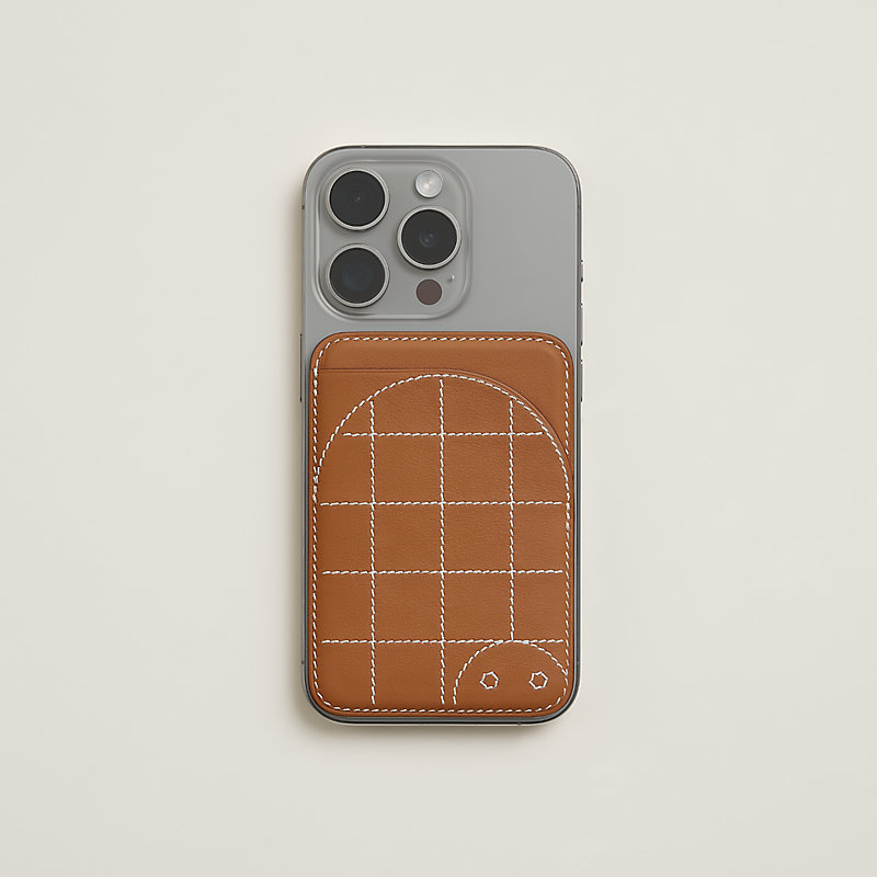 【Turtle(亀)】HERMES MagSafe iPhone シュヴァル カードケース Turtle